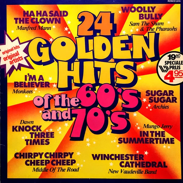 Fun Rock - 24 Golden Hits Of The 60's And The 70's