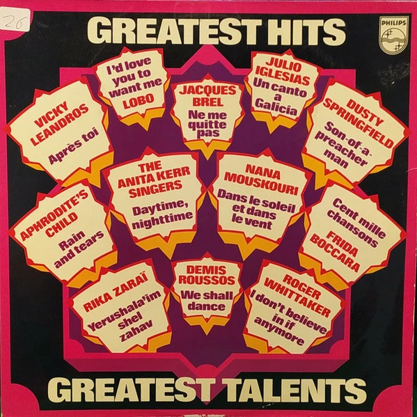 Item Greatest Hits Greatest Talents product image