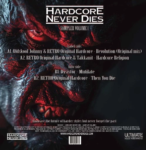 Item Hardcore Never Dies - Sampler Volume 1 product image