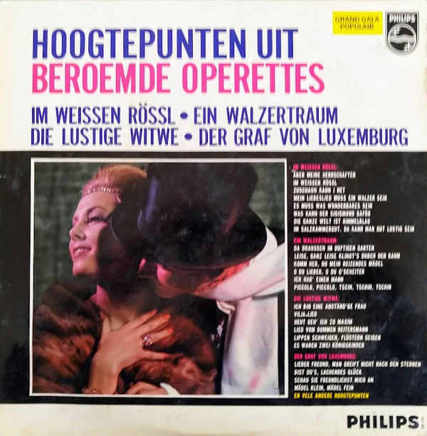 Item Hoogtepunten Uit Beroemde Operettes product image