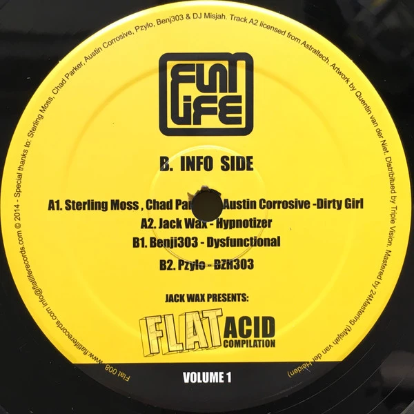 Jack Wax Presents "Flat Acid Compilation" Volume 1