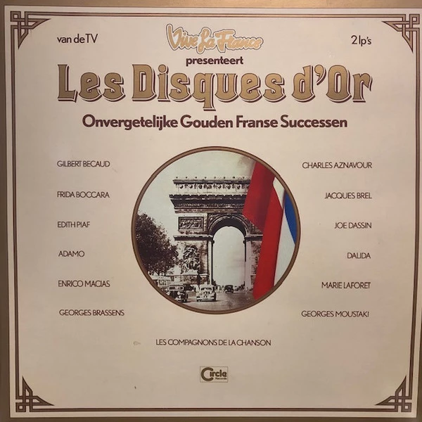 Item Les Disques D'Or: Onvergetelijke Gouden Franse Successen product image