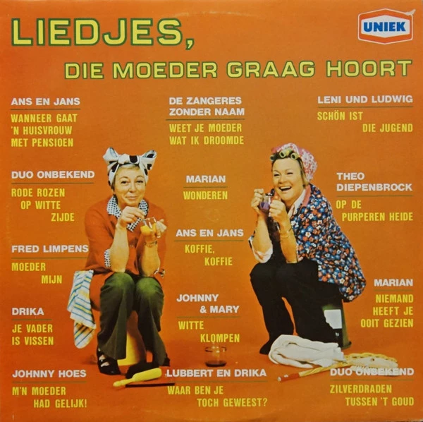 Item Liedjes, Die Moeder Graag Hoort product image