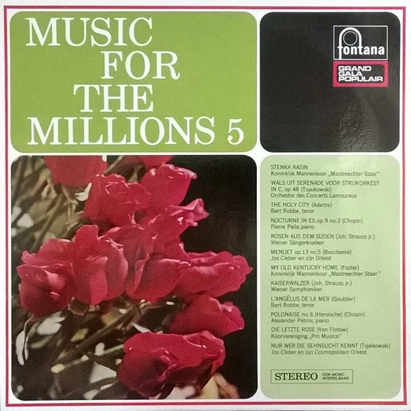 Item Music For The Millions 5 product image