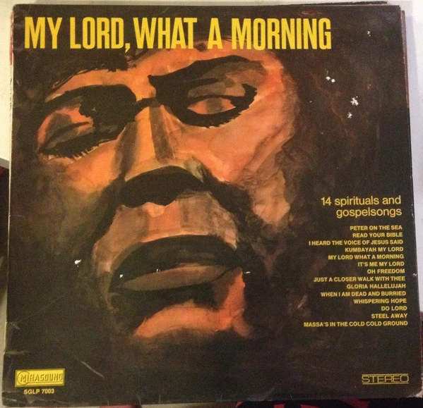 Item My Lord, What A Morning product image