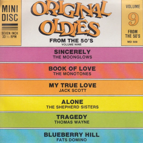 Original Oldies From The 50's Volume Nine / Book Of Love