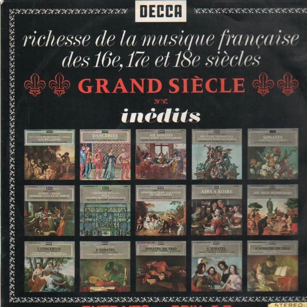 Item Richesse De La Musique Française Des 16e 17e Et 18e Siècles - Grand Siècle Inédits - product image