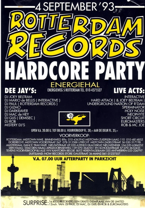 Rotterdam Records Party-Gift