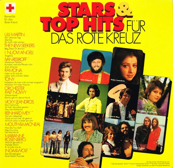 Stars & Top Hits Für Das Rote Kreuz