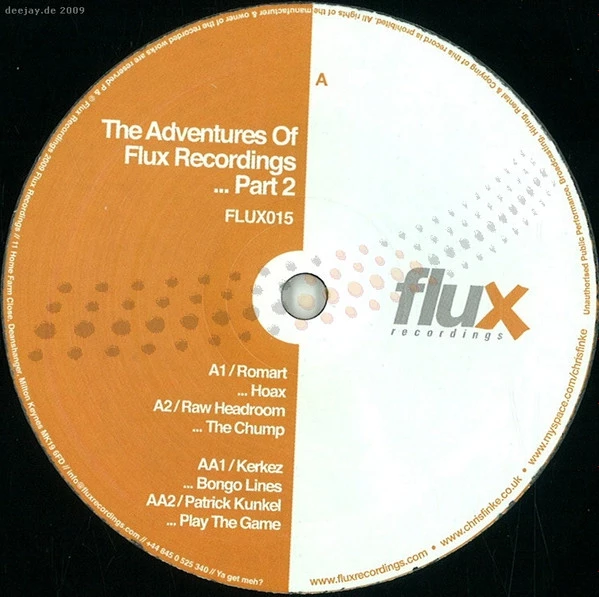 The Adventures Of Flux Recordings... Part 2