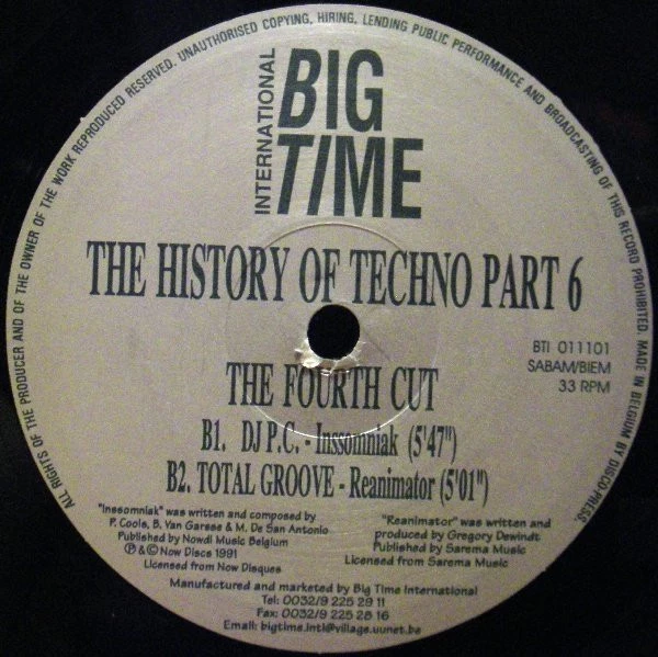 Item The History Of Techno Part 6 - The Fourth Cut product image