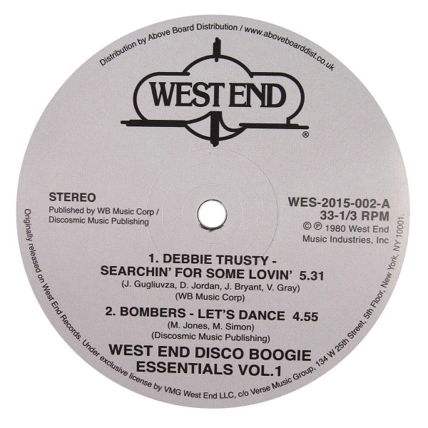 West End Disco Boogie Essentials Vol. 1