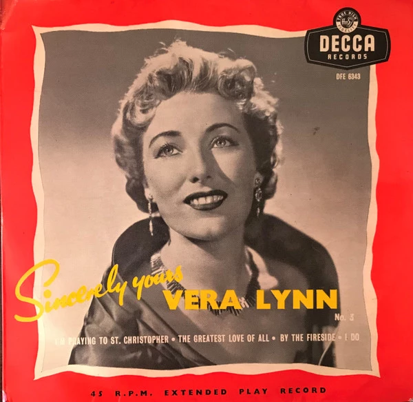 Item Sincerely Yours, Vera Lynn, No. 3 / The Greatest Love Of All product image