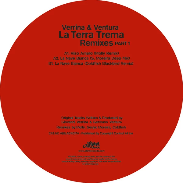 Item La Terra Trema Remixes Part 1 product image