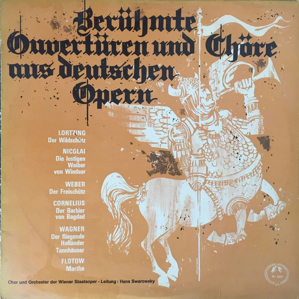 Item Berühmte Ouvertüren Und Chöre Aus Deutschen Opern product image