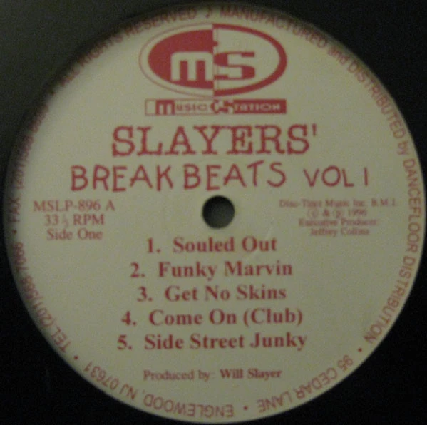 Item Slayers' Break Beats Vol I product image