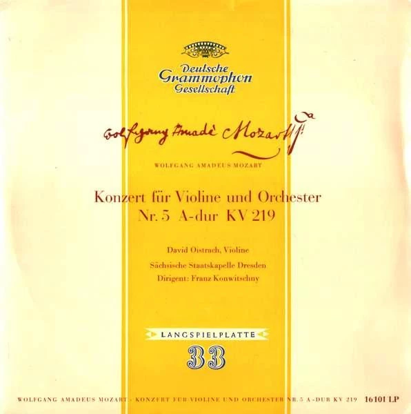 Item Konzert Für Violine Und Orchester Nr. 5 A-dur KV 219 product image