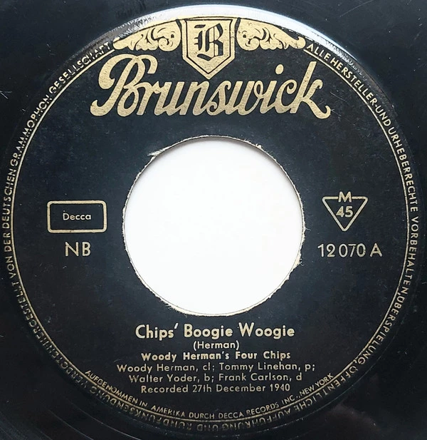 Chip's Boogie Woogie / Yardbird Shuffle