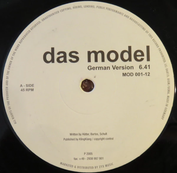 Item Das Model product image