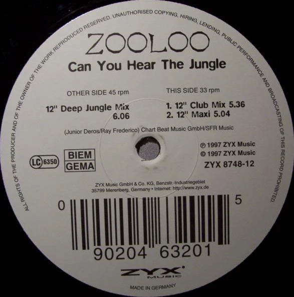 Item Can You Hear The Jungle product image